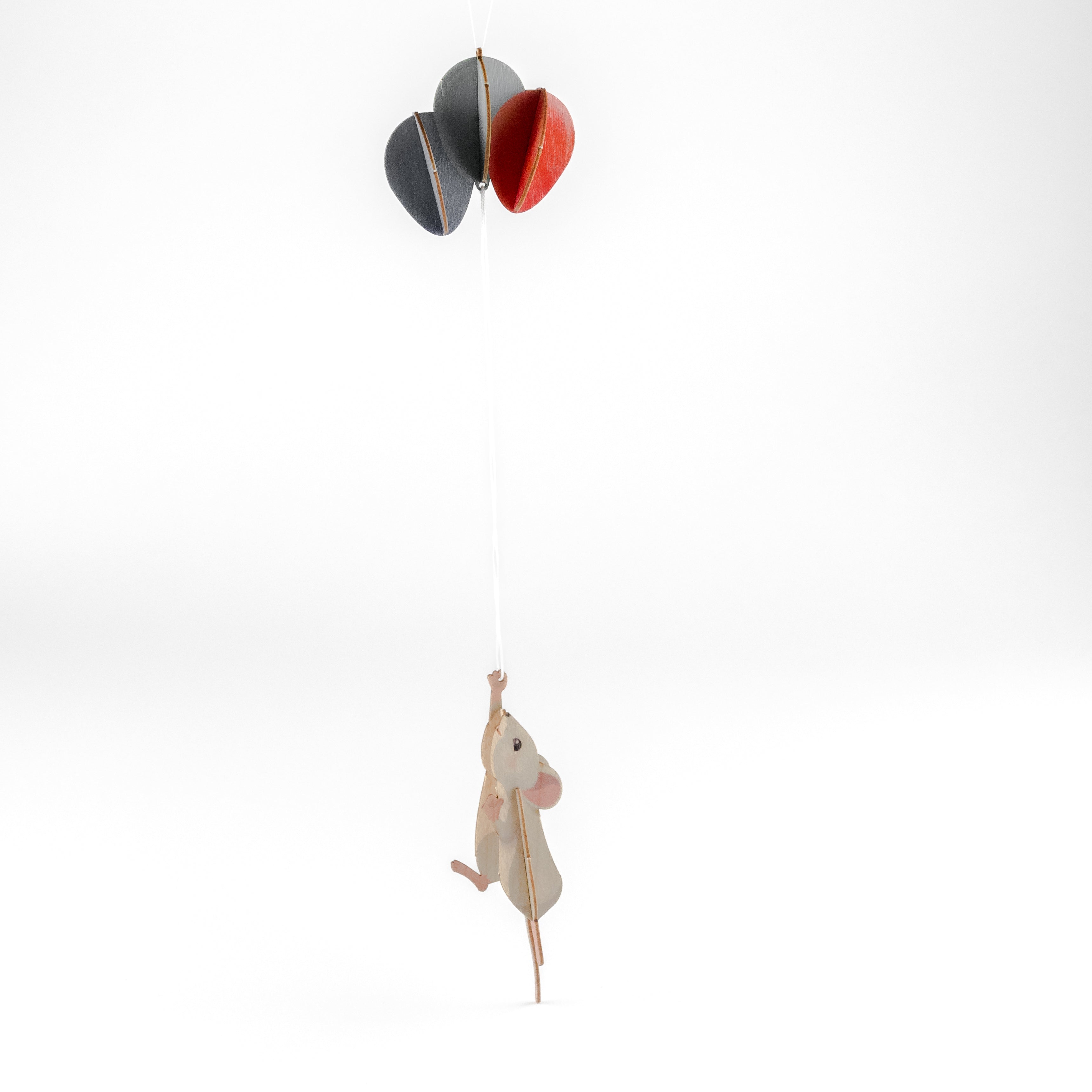Crafty Card - Mouse & Balloons